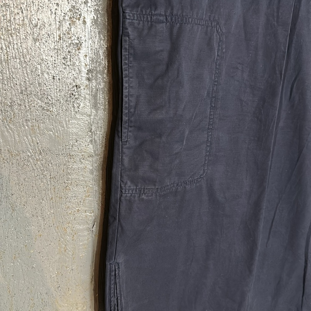 GAP Women's Midi Shirt-Dress in Dark Blue - Picture 8 of 11
